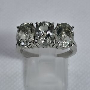 NWOT Prasiolite Trilogy Ring